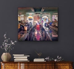 Ritual matutino II de Barry Cawston. Sólo impresión fotográfica tipo C de 90 x 75 cm