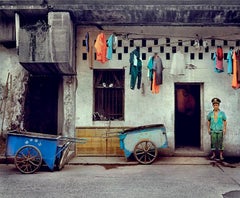 Roadsweeper of Yangon by Barry Cawston 120x100 C-type print w/Acrylic Face Mount