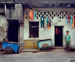 Roadsweeper of Yangon by Barry Cawston 120x100cm C-Type Photographic Print Only