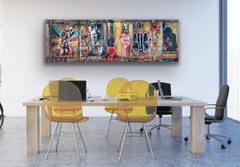 Sidestreets-All About Eve di Barry Cawston 150 cm panoramico con supporto acrilico per il viso