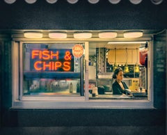 The Perfect Fish and Chips by Barry Cawston 90x75cm C-print w/Acrylic Face Mount