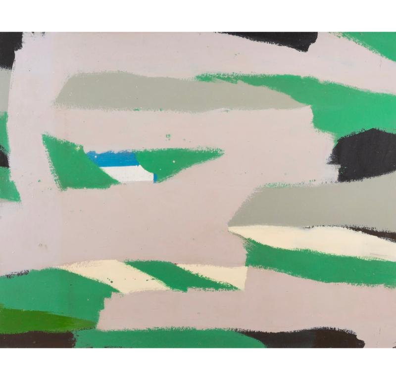 Untitled 01 (Blue Through), Oil on Board Painting by Barry Daniels, 1960s

Additional information:
Medium: Enamel paint on board
70 x 89 cm
27 1/2 x 35 in

Barry Daniels was a member of British art movement in the mid-20th century. 

Daniels