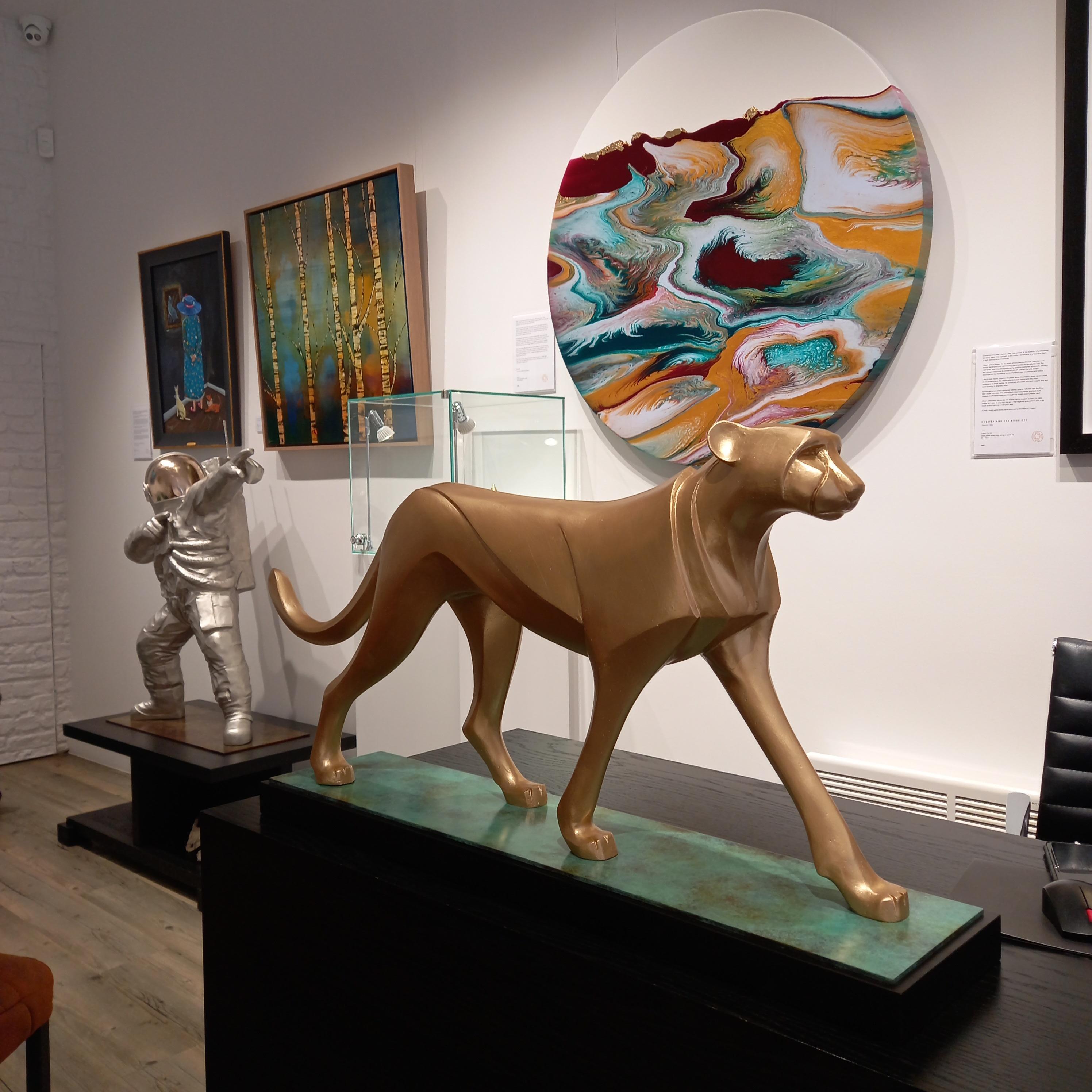 Barry Davies  Abstract Sculpture - Cheetah