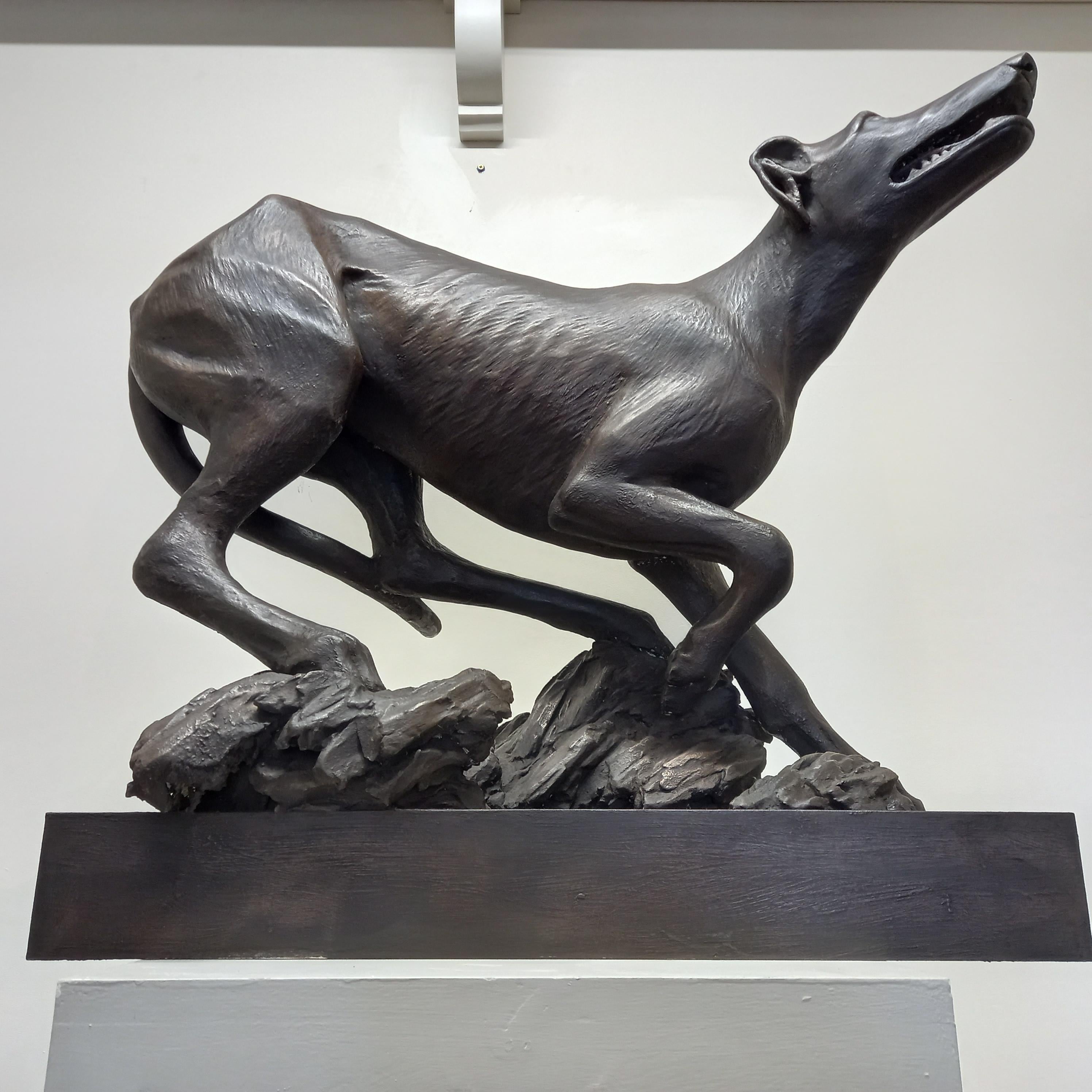 Greyhound - Sculpture by Barry Davies 