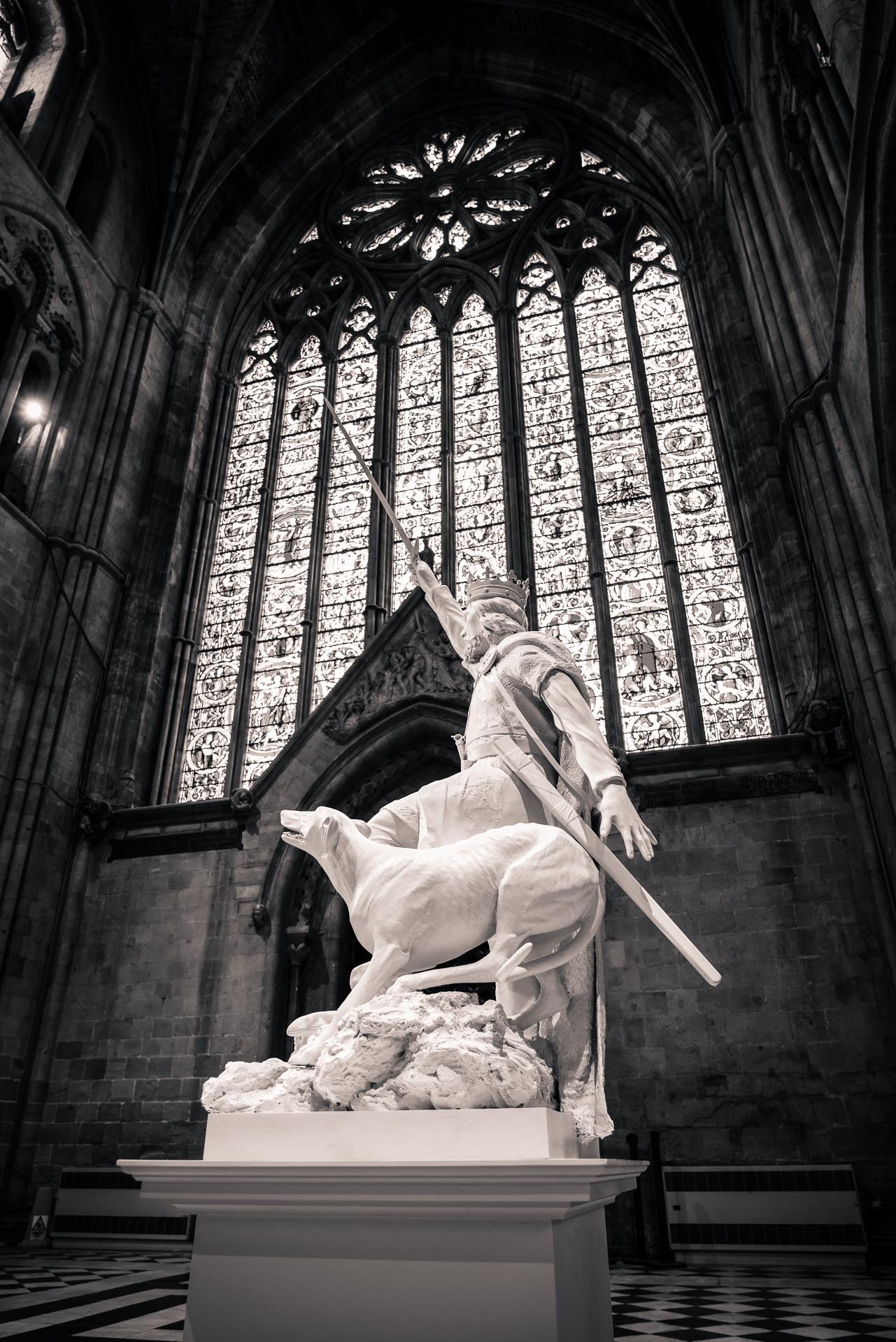 Llewelyn ab Iorwerth (Llewelyn the Great) - Baroque Sculpture by Barry Davies