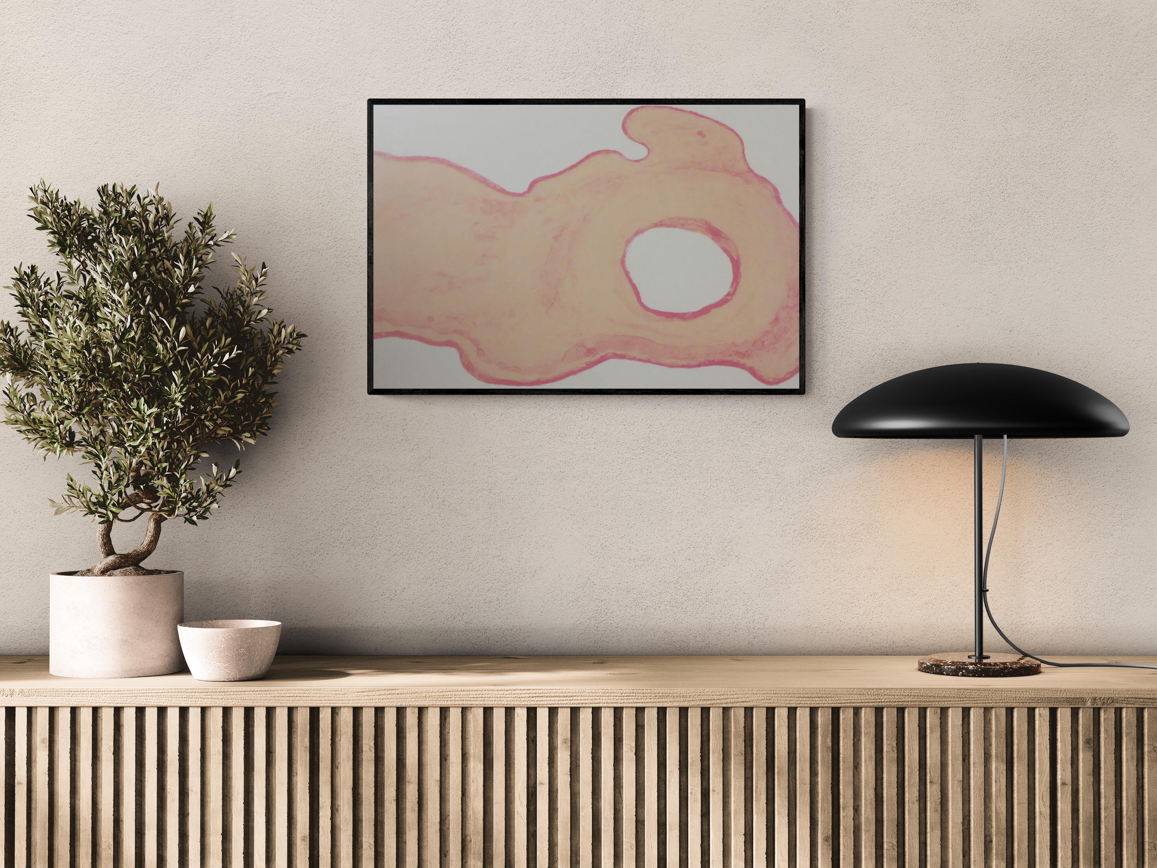 Untitled (Rose, Pink, Abstract, Gestural, Movement) (30% OFF LIST PRICE) For Sale 1