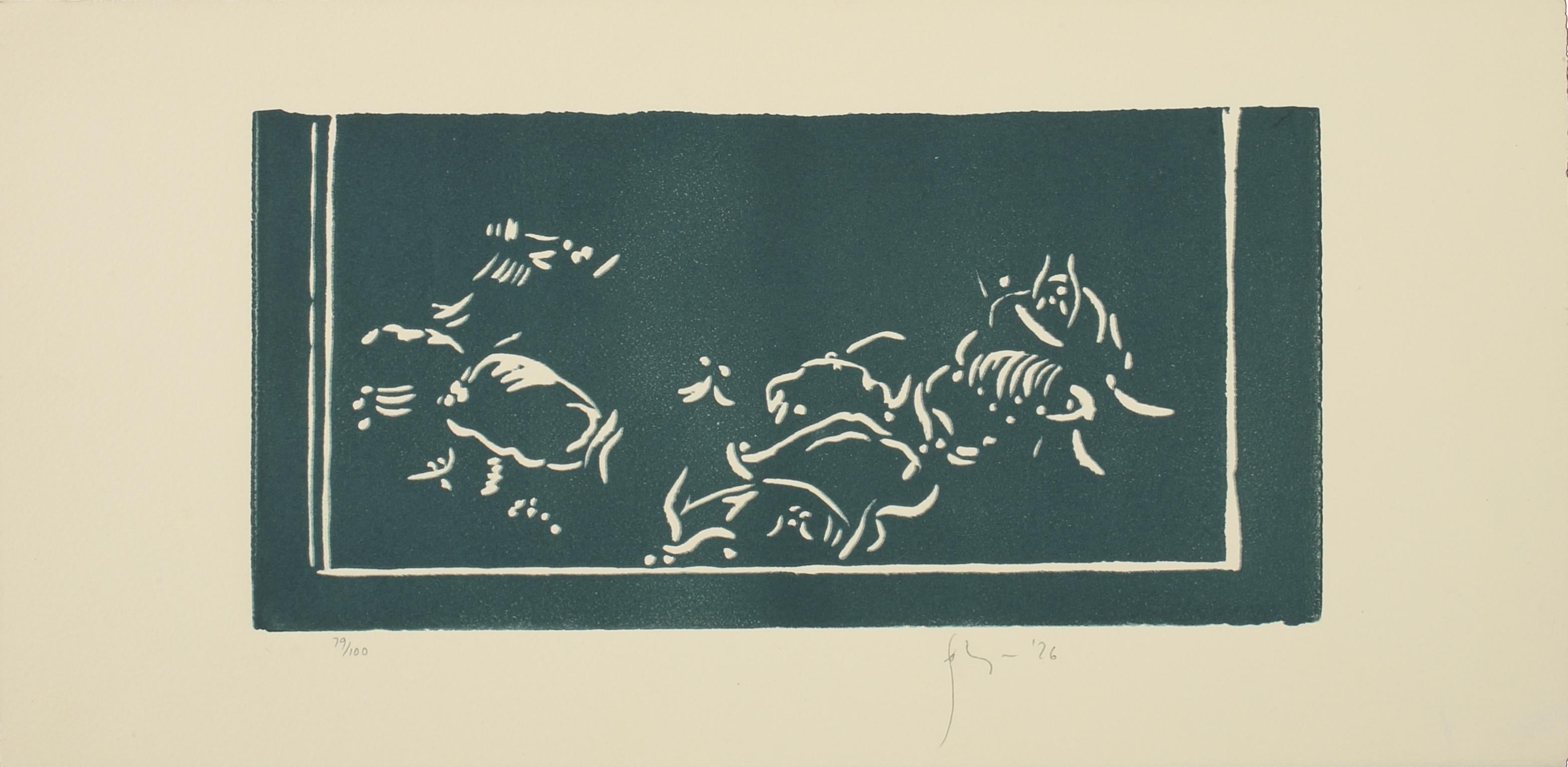 Pierres - Print de Barry Flanagan