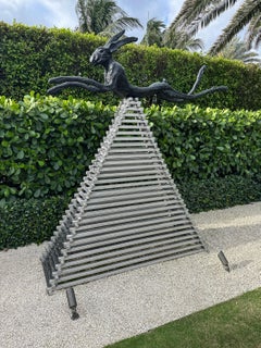 Sculpture HELLS BELLS de Barry Flanagan, 2005, 95,5"H