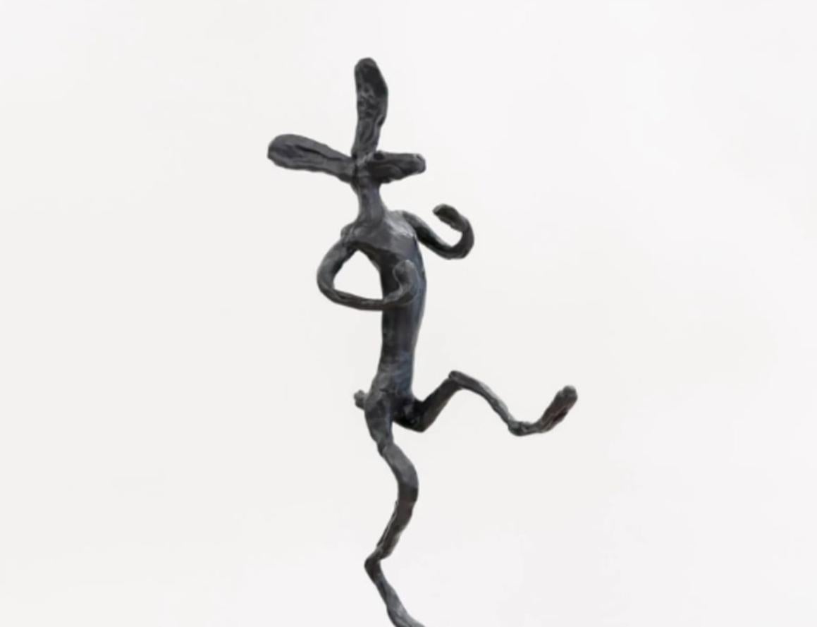 The Cricketer by Barry Flanagan For Sale 2