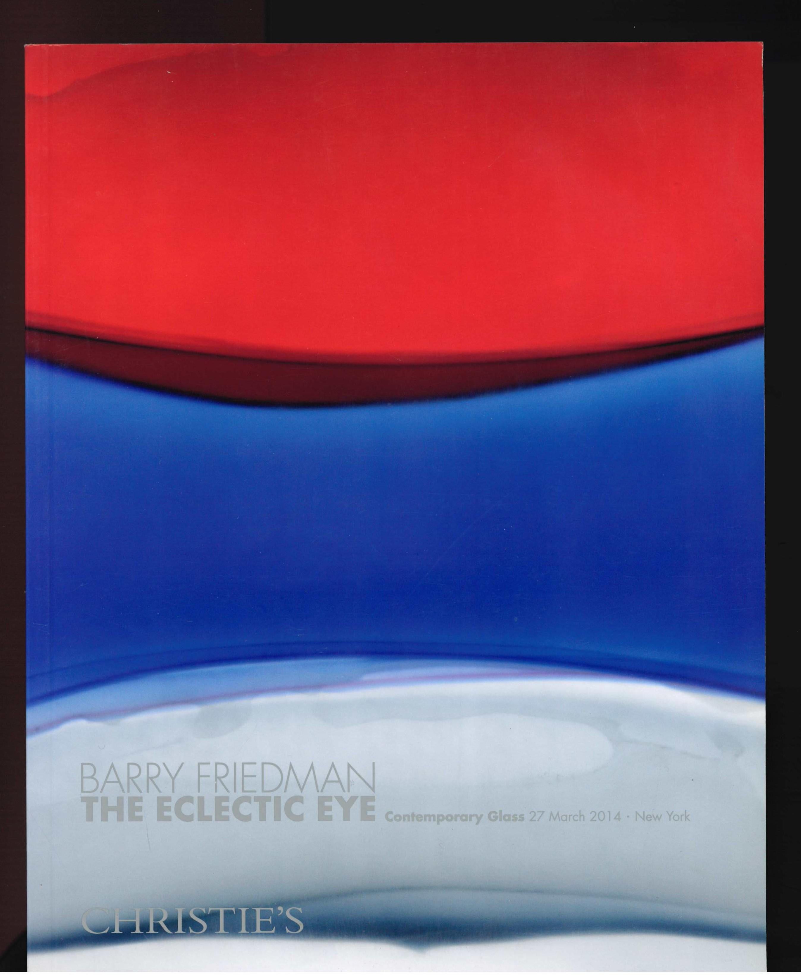 Barry Friedman: The Eclectic Eye, Set of 4 Christie's Sale Catalogues (Book) In Good Condition For Sale In North Yorkshire, GB