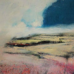 Barry Kelly, Quédate ahí y respira, Pintura original de paisaje contemporáneo
