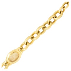 Barry Kieselstein 0.6 Carat Diamond Toggle Large Link Bracelet 18 Karat In Stock