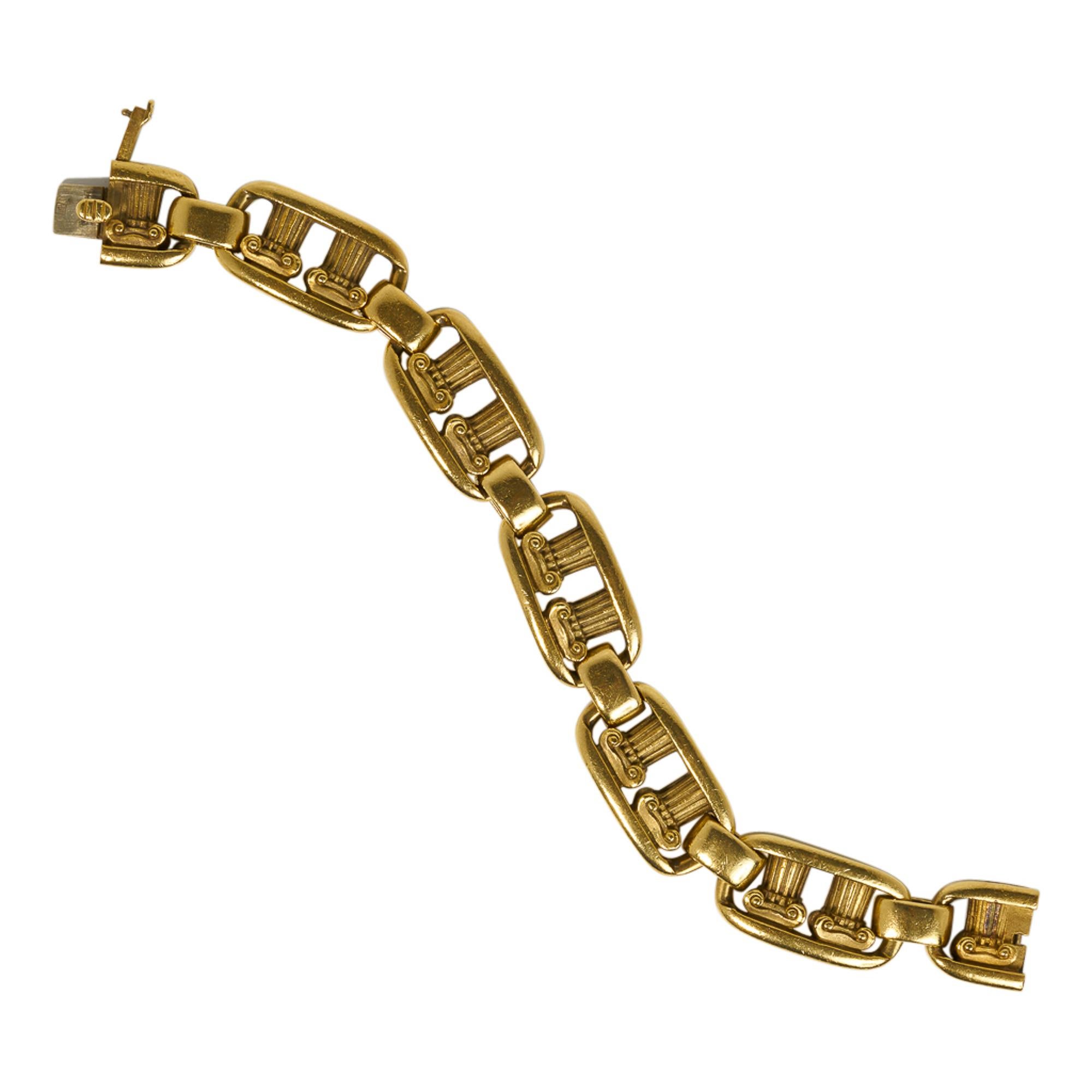 Barry Kieselstein-Cord 18 Karat Column Bracelet Gold For Sale 1