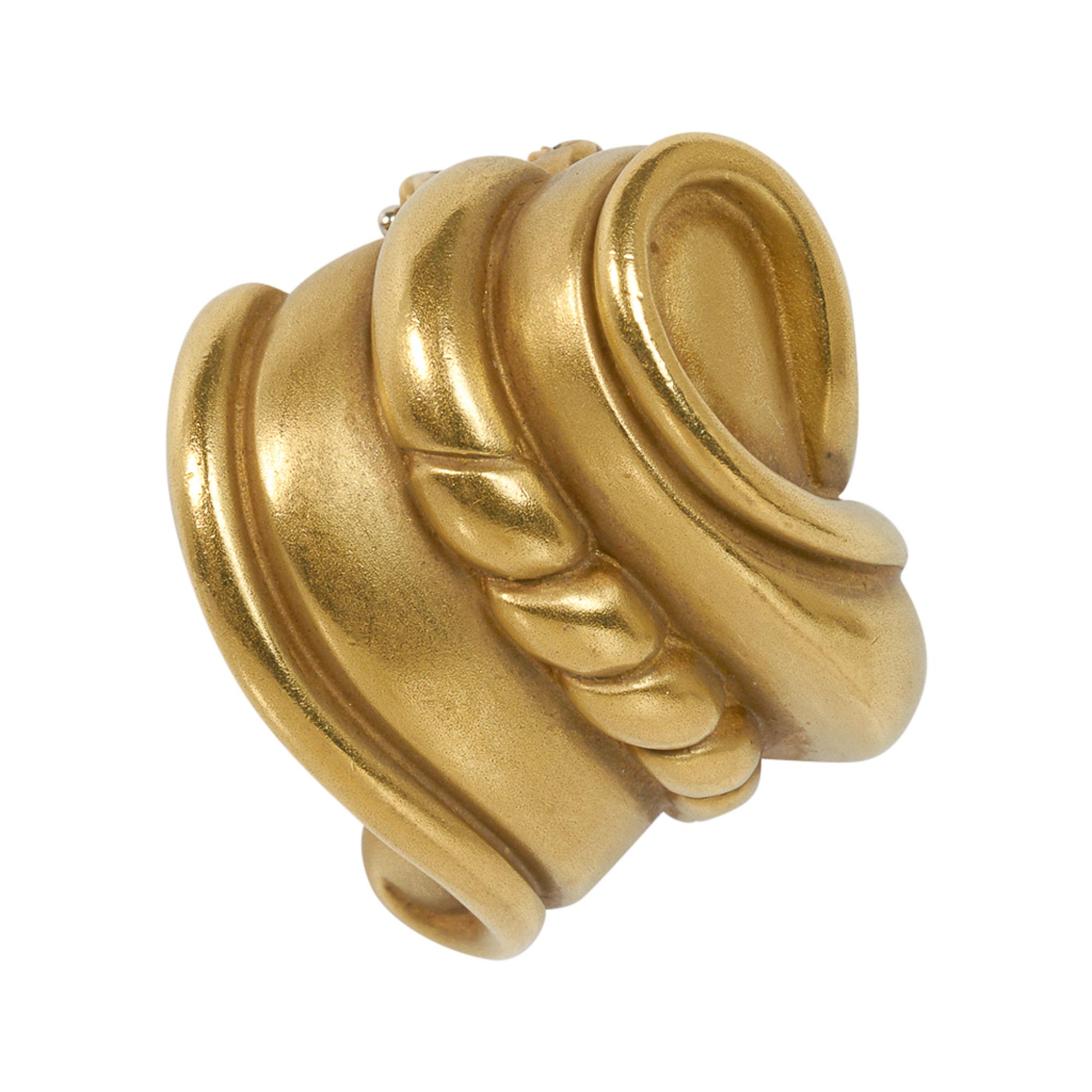 Barry Kieselstein-Cord 18 Karat Gold Vintage-Ohrringe mit Schnörkeln im Zustand „Hervorragend“ im Angebot in Miami, FL