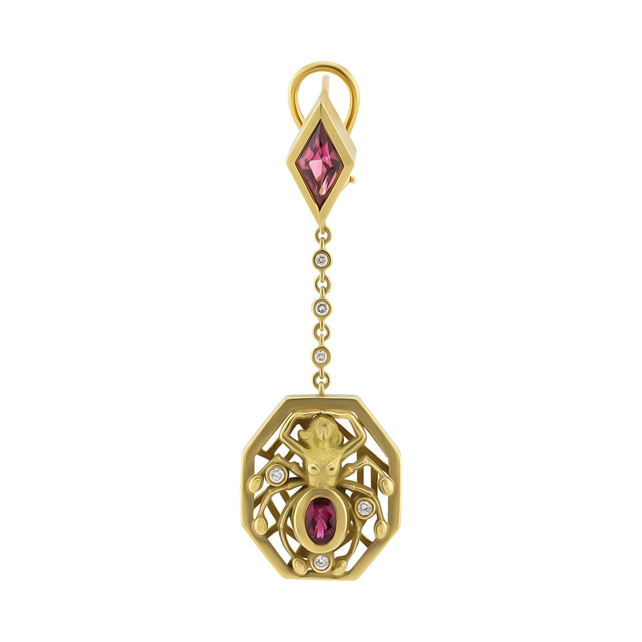 Barry Kieselstein-Cord Goddess Earrings
18K Yellow Gold
Diamond & Pink Sapphires
SKU: BKC01002
