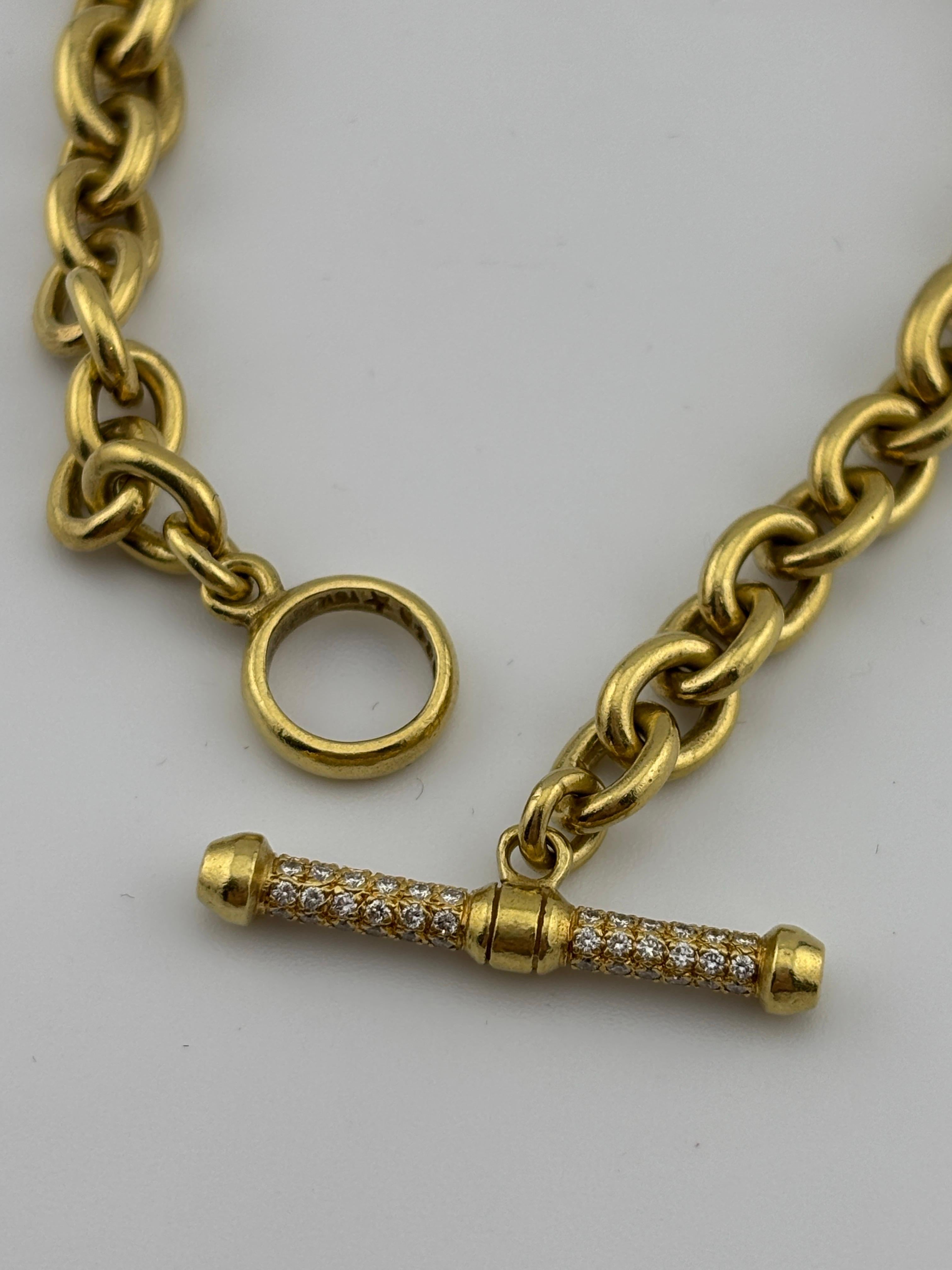 Barry Kieselstein-Cord Bracciale con diamanti in oro giallo 18k in vendita 7