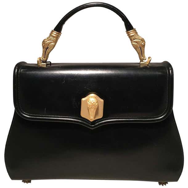 Barry Kieselstein-Cord Black leather Trophy Bag at 1stDibs