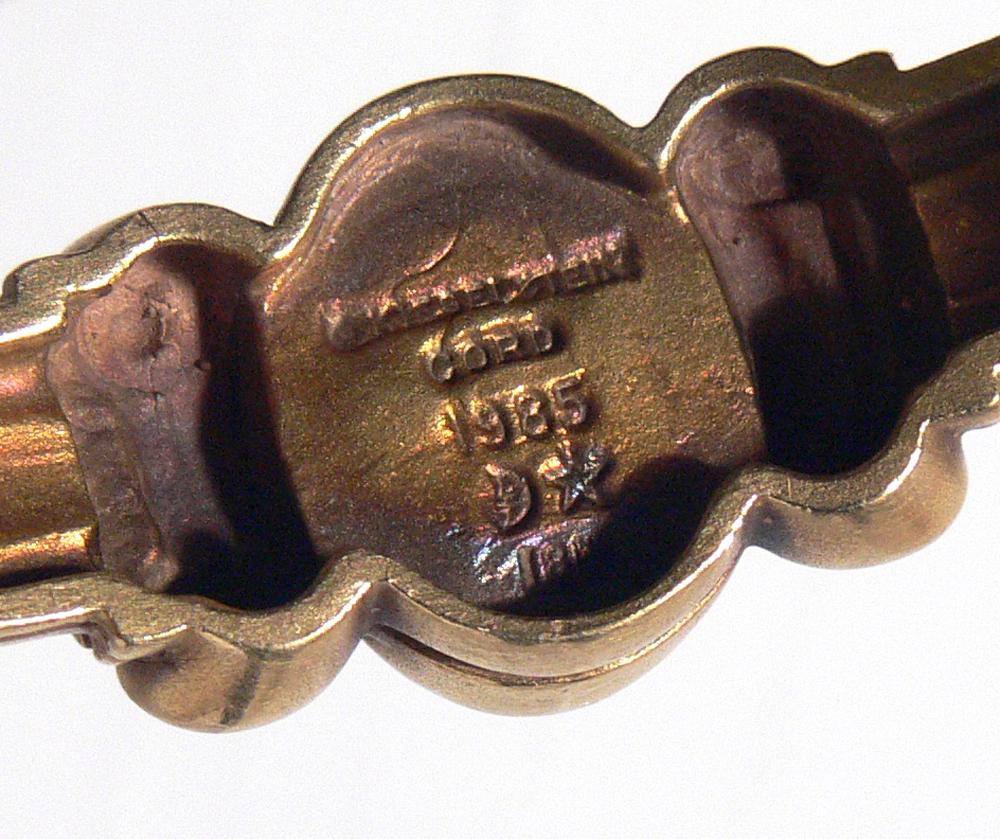 Late 20th Century Barry Kieselstein Cord Carnelian Intaglio Gold Bracelet