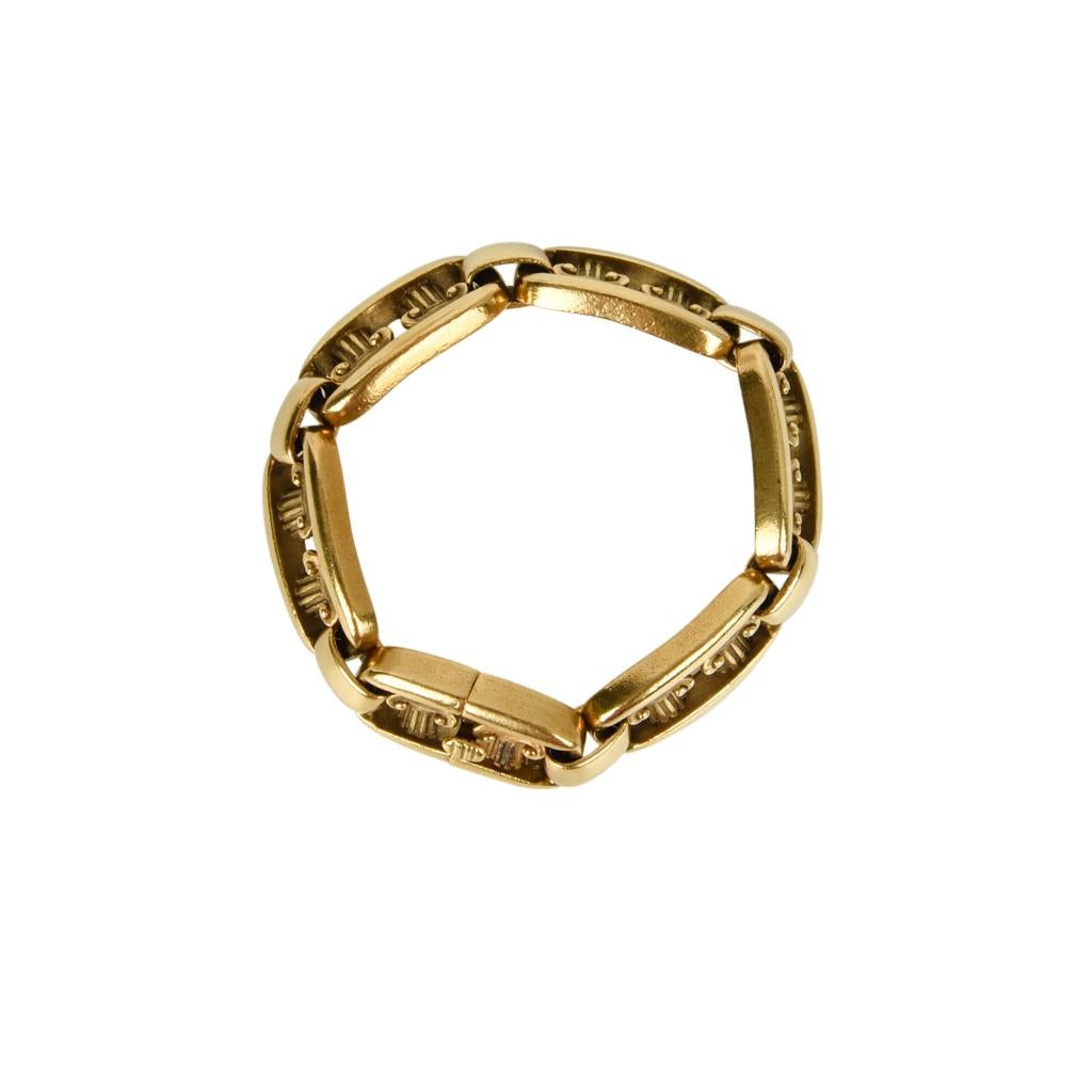 Barry Kieselstein-Cord Column Pompeii Bracelet à maillons en or 18 carats, 1980 en vente 4