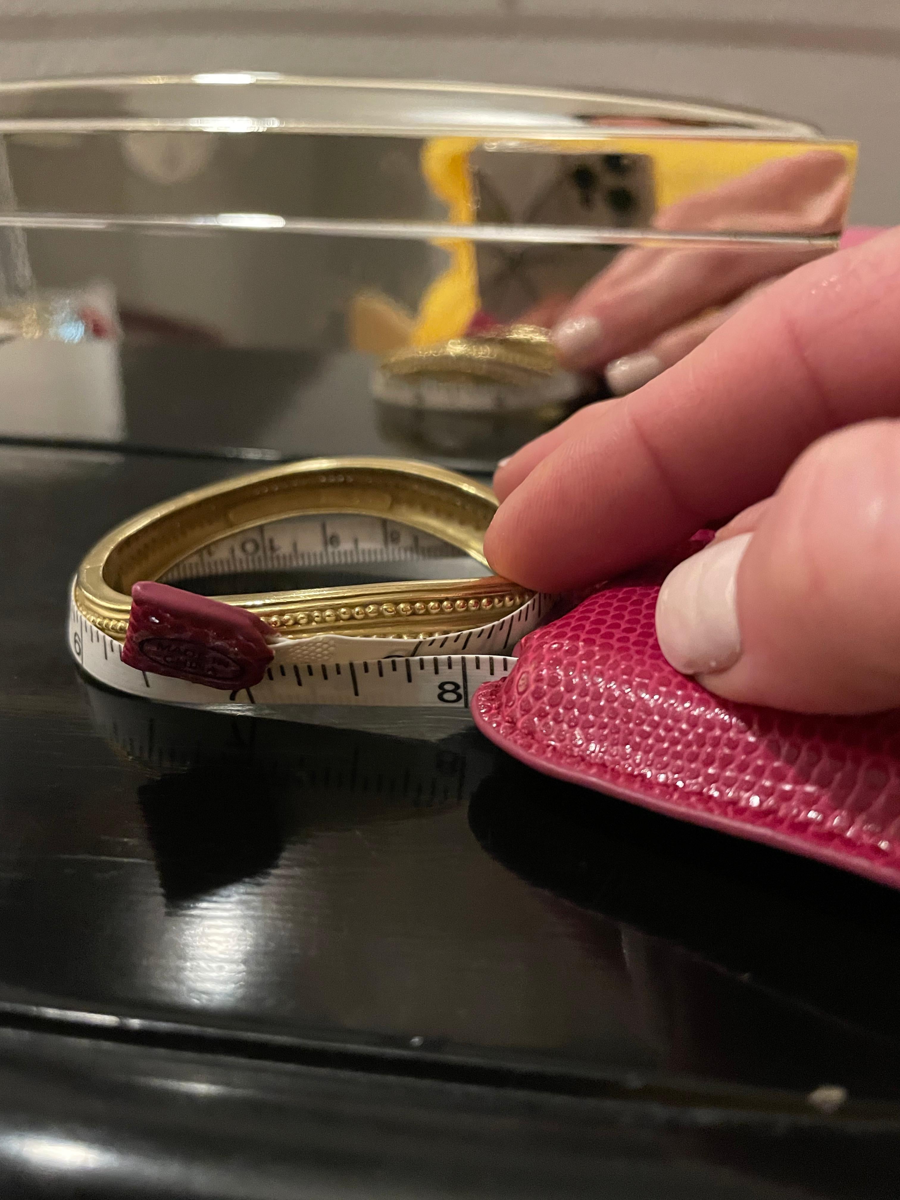 Barry Kieselstein-Cord Diamond Caviar Bangle Bracelet Set In Good Condition For Sale In Dallas, TX