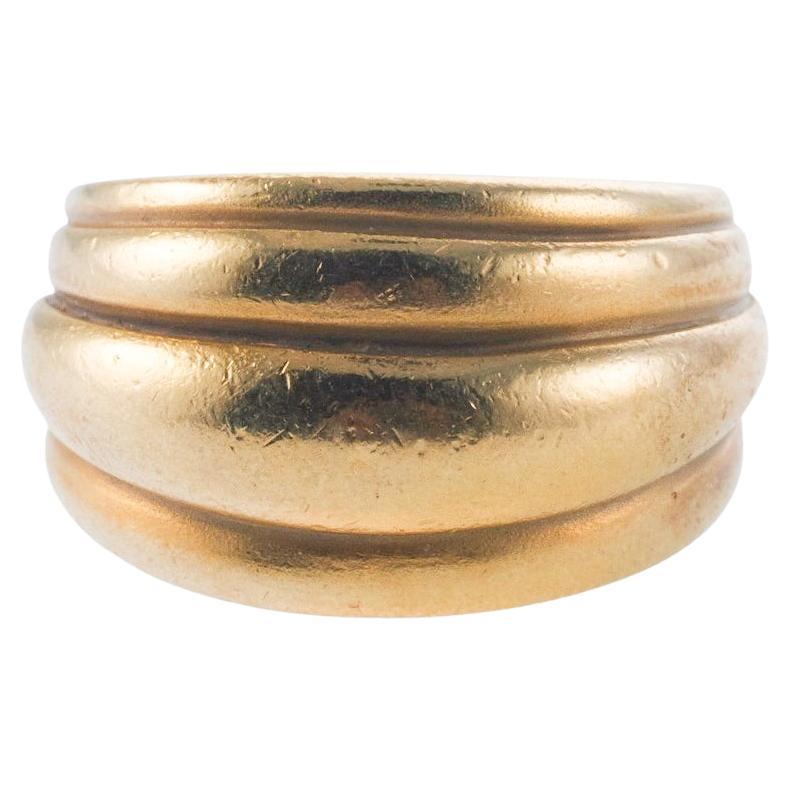 Barry Kieselstein-Cord Gold Dome Ring For Sale