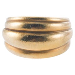 Retro Barry Kieselstein-Cord Gold Dome Ring