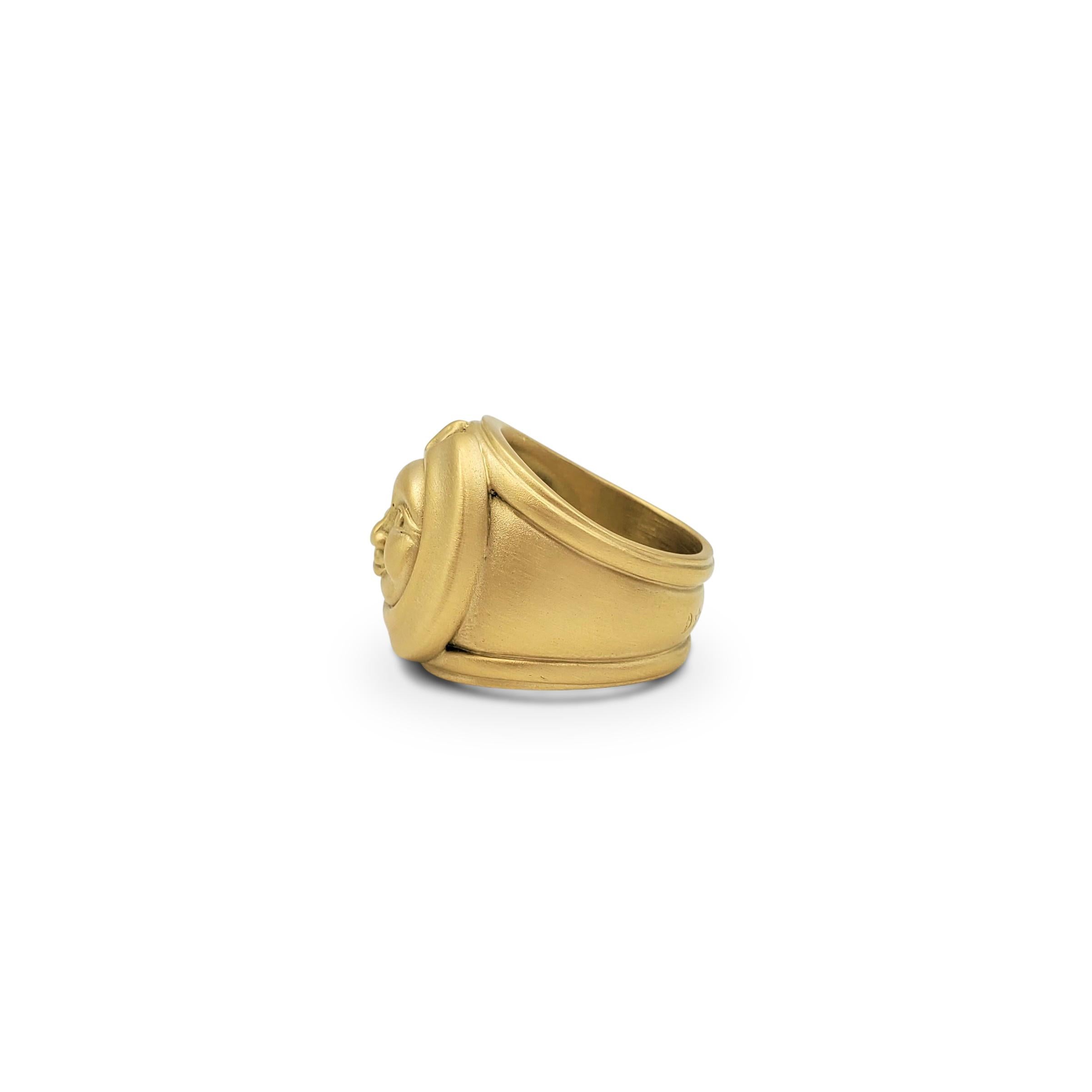 sun design gold ring