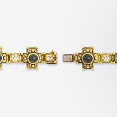 Barry Kieselstein-Cord Green Tourmaline & Diamond Bracelet