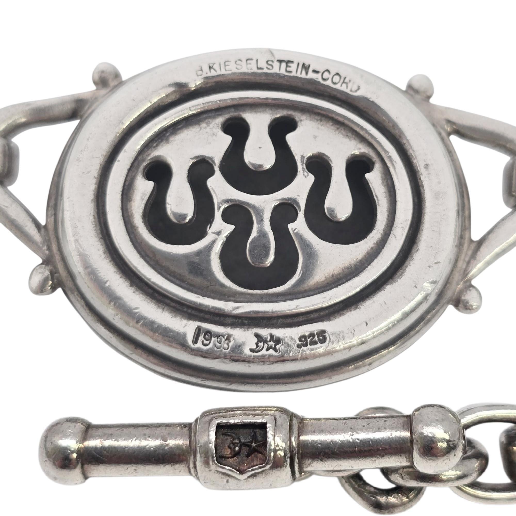 Barry Kieselstein-Cord Sterling Silver Equestrian Horse Toggle Bracelet #22216 For Sale 4