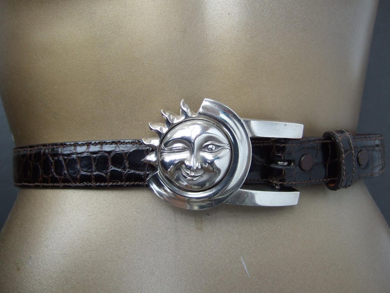 Kieselstein-Cord Sun with Black Alligator Belt, Size 3. s-l400.jpg main image 3