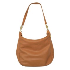 Barry Kieselstein-Cord Tan Leather Hobo Shoulder Bag