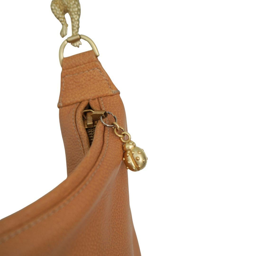 Marron Barry Kieselstein-Cord Sac à bandoulière en cuir fauve en vente