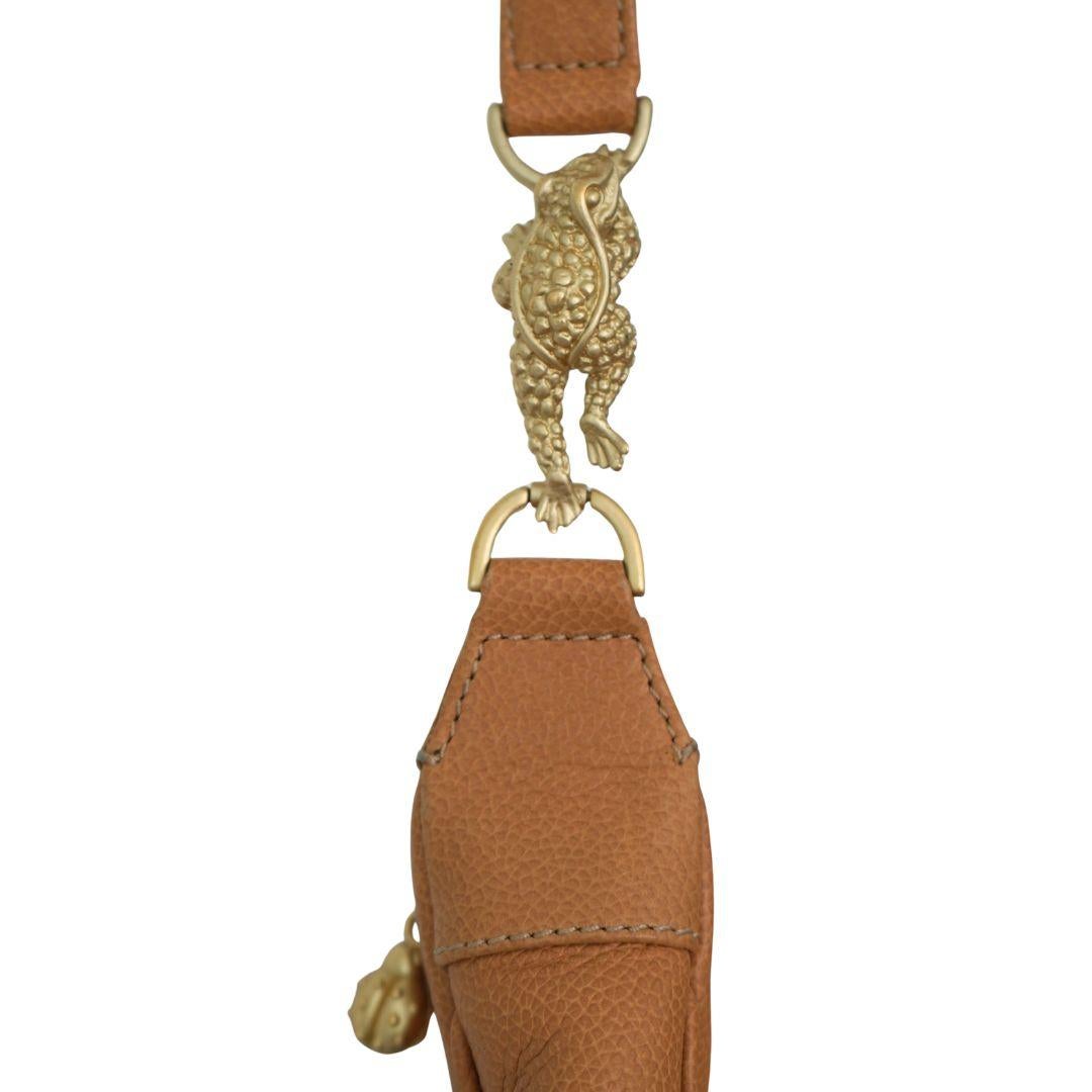 Barry Kieselstein-Cord Sac à bandoulière en cuir fauve en vente 3