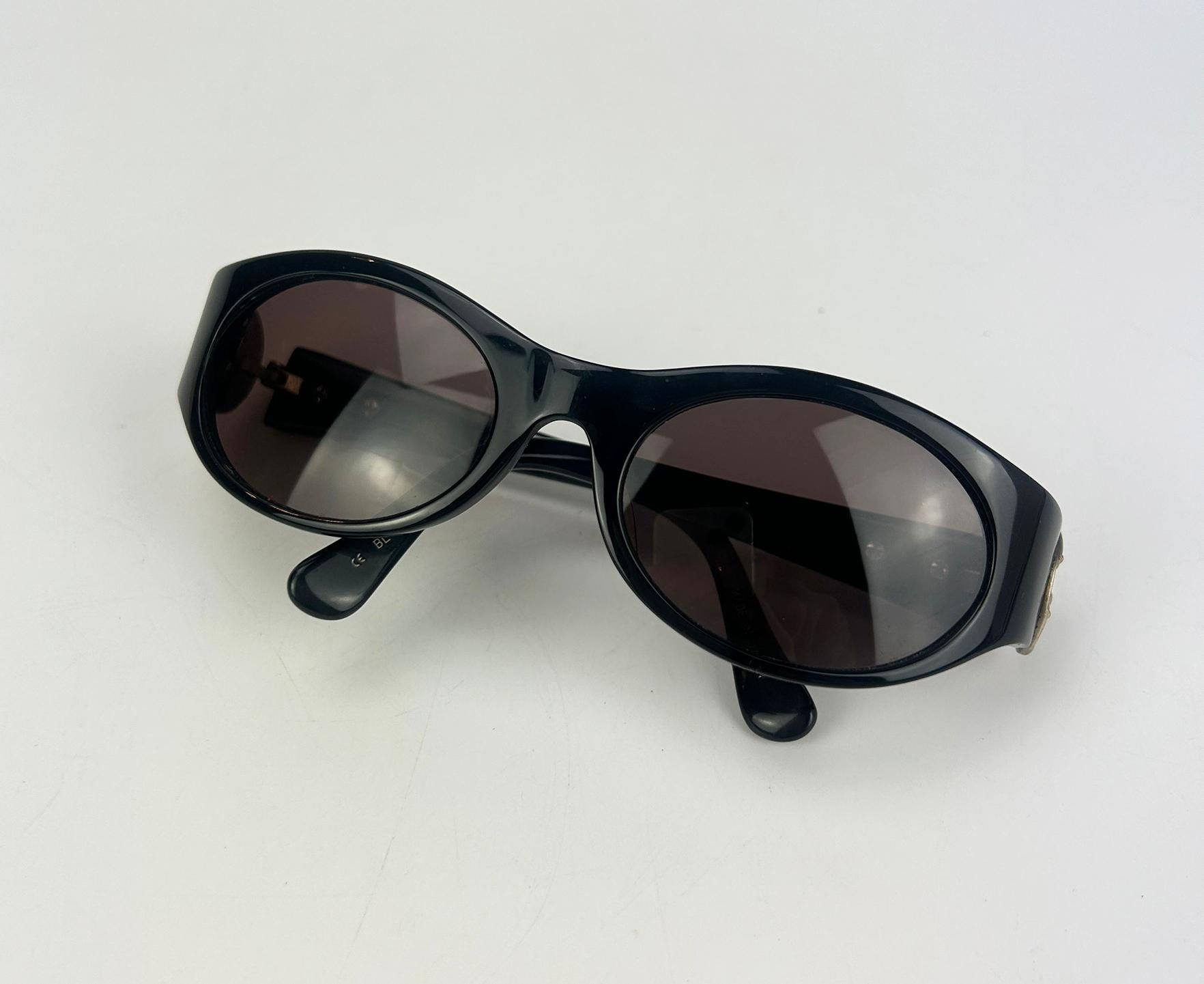 Barry Kieselstein Cord Vintage Black Moon Charm Sunglasses For Sale 7