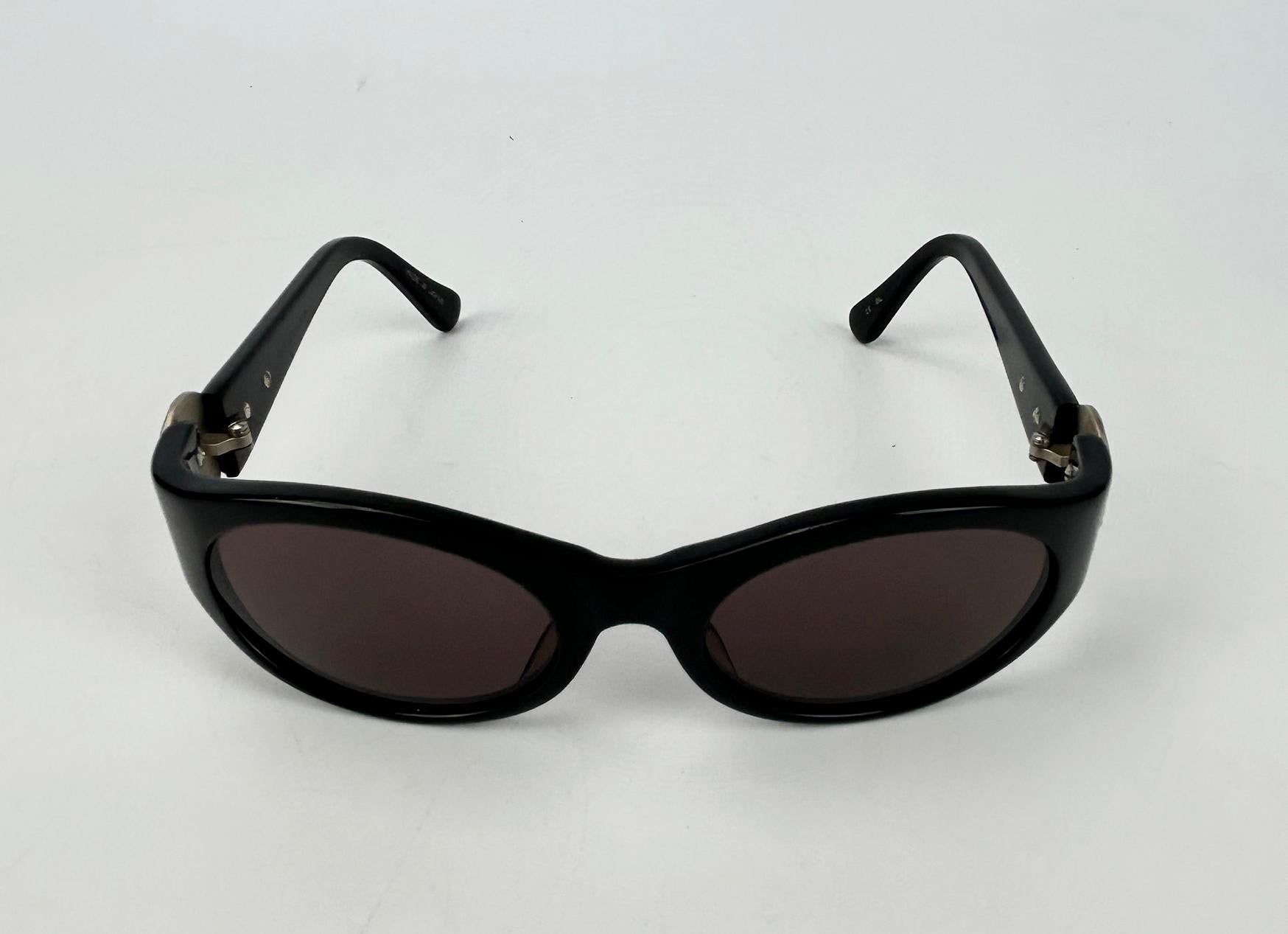 Barry Kieselstein Cord Vintage Black Moon Charm Sunglasses For Sale 1
