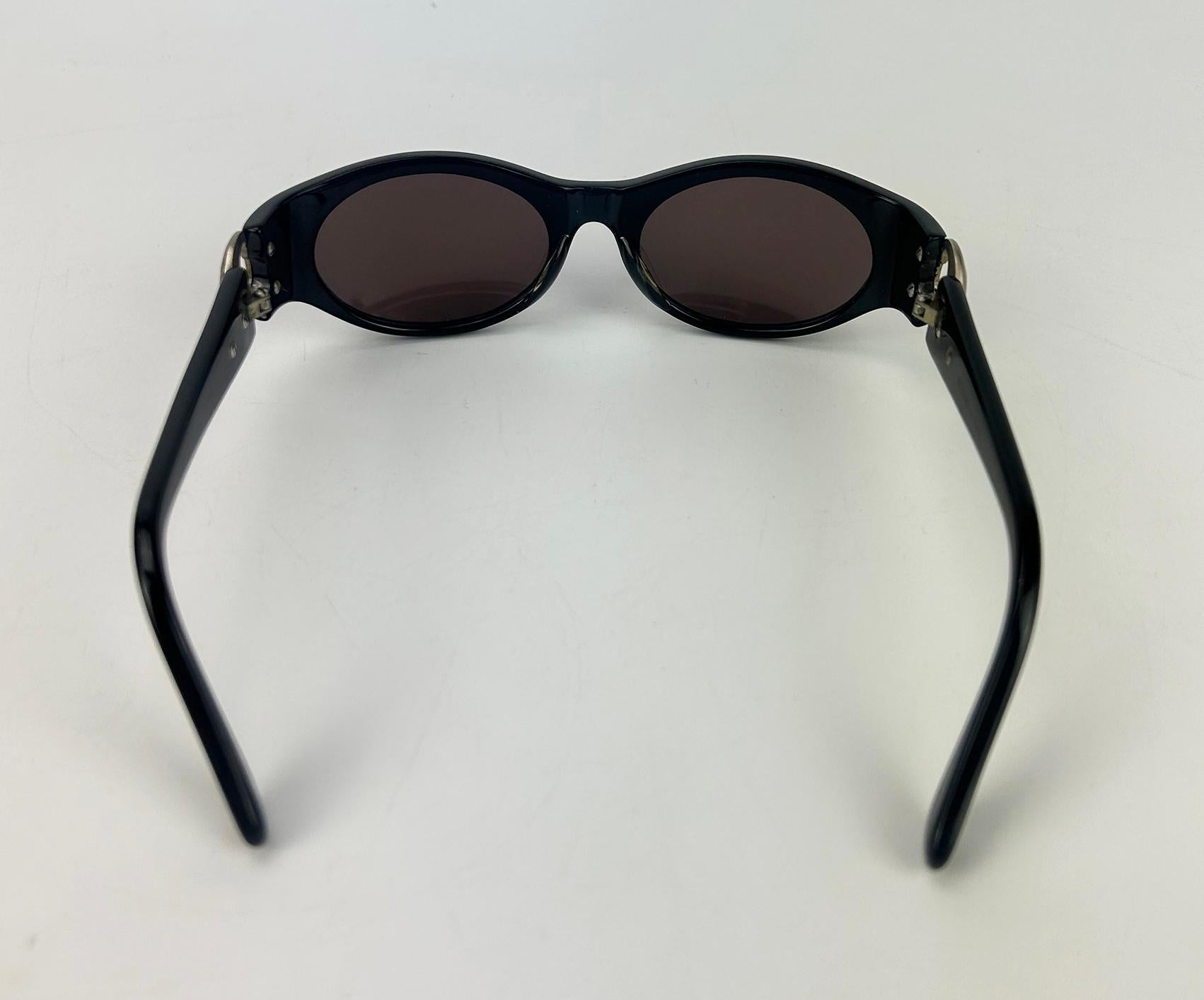 Barry Kieselstein Cord Vintage Black Moon Charm Sunglasses For Sale 5