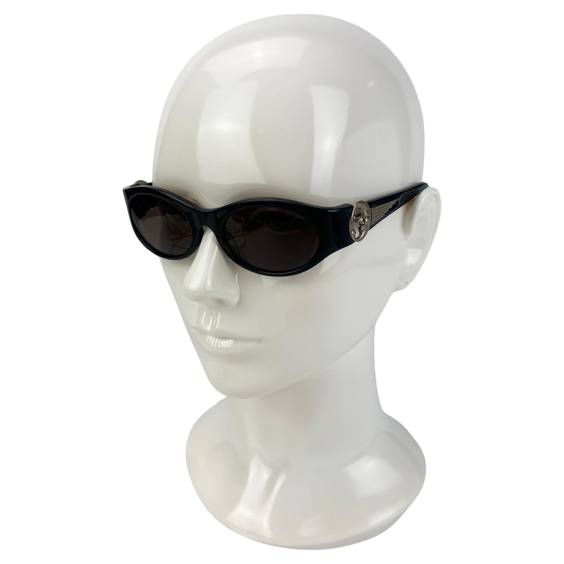 Barry Kieselstein Cord Vintage Schwarzer Mond Charm-Sonnenbrille
