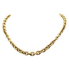 Barry Kieselstein-Cord Yellow Gold and Diamond Toggle Necklace