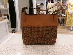 Barry Kieseltein Cord-Handtasche COGNAC VINTAGE