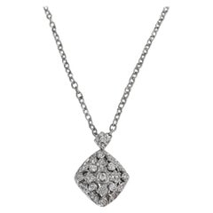 Barry Kronen Collar Colgante de Diamantes de Oro Blanco de 18 K