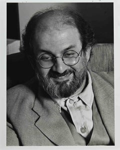 Salman Rushdie - Vintage Photograph by Barry Lategan - 1980s