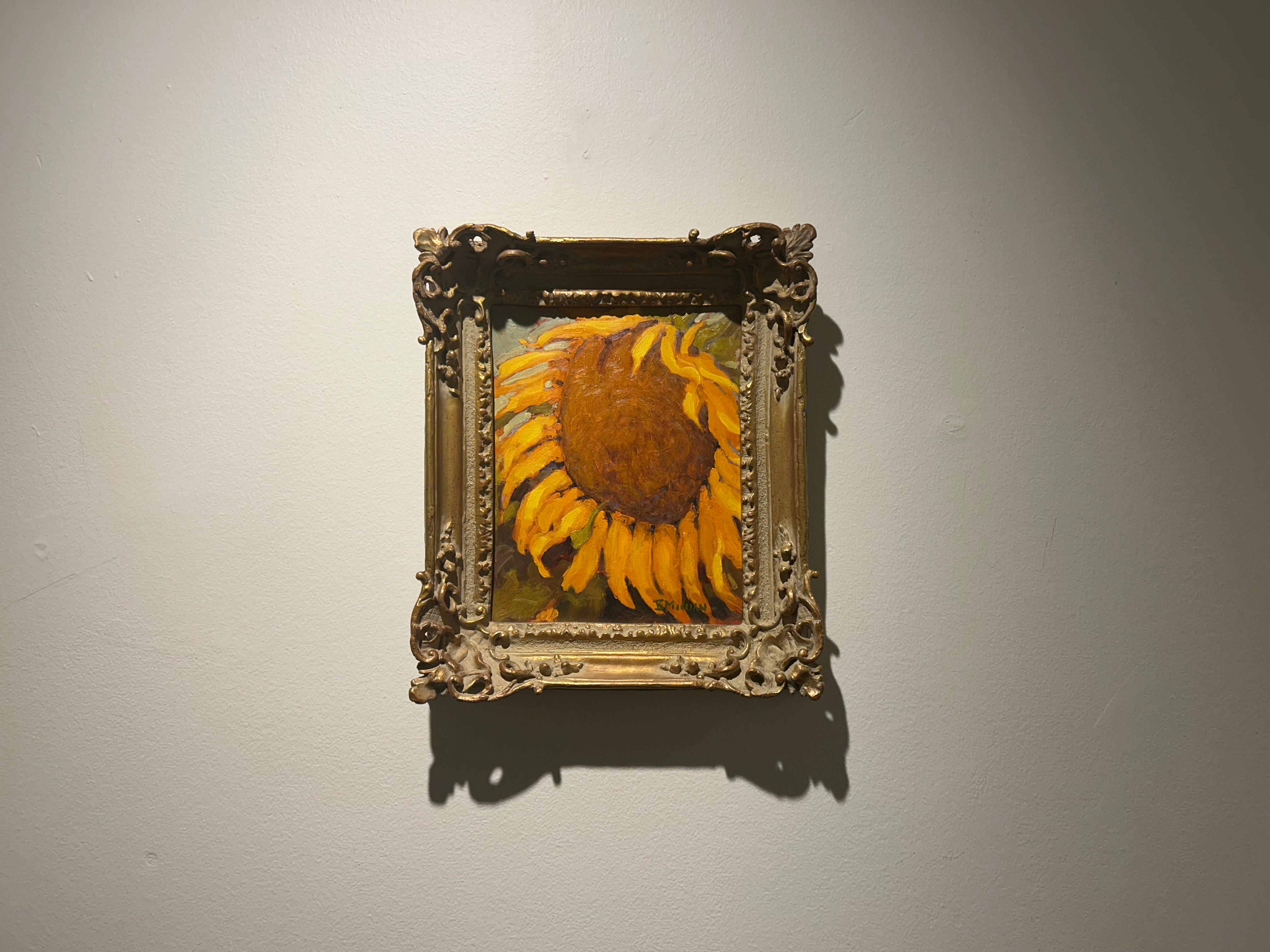 Ritratto di Tournesal, Natura morta di girasoli del XX secolo in vendita 4