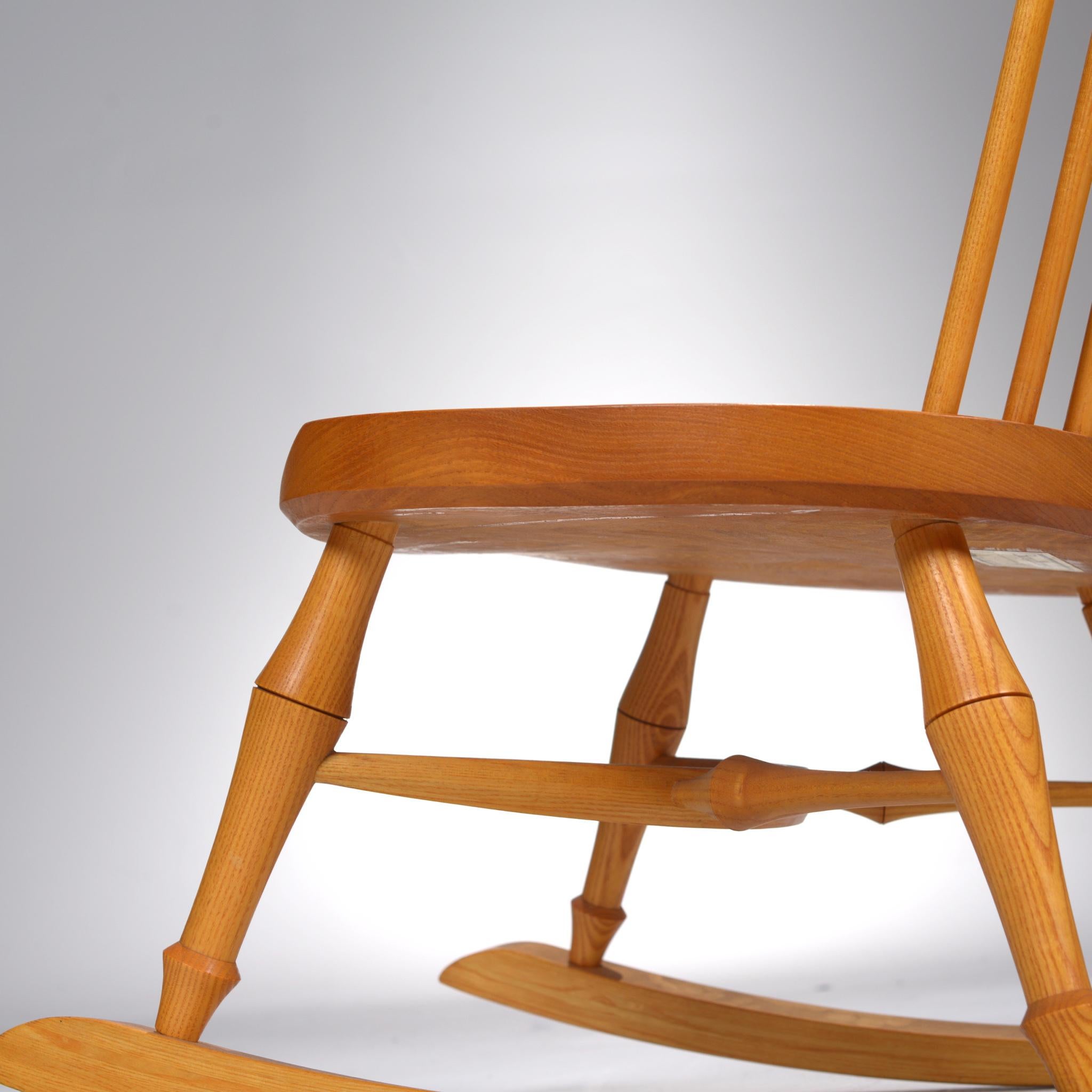 Ash Barry Michael Murphy Apple Picker Rocker Chair For Sale