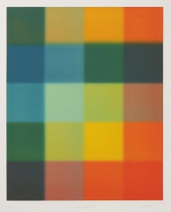 Spring Gradient, 1979, Etching with Aquatint by Barry Nelson