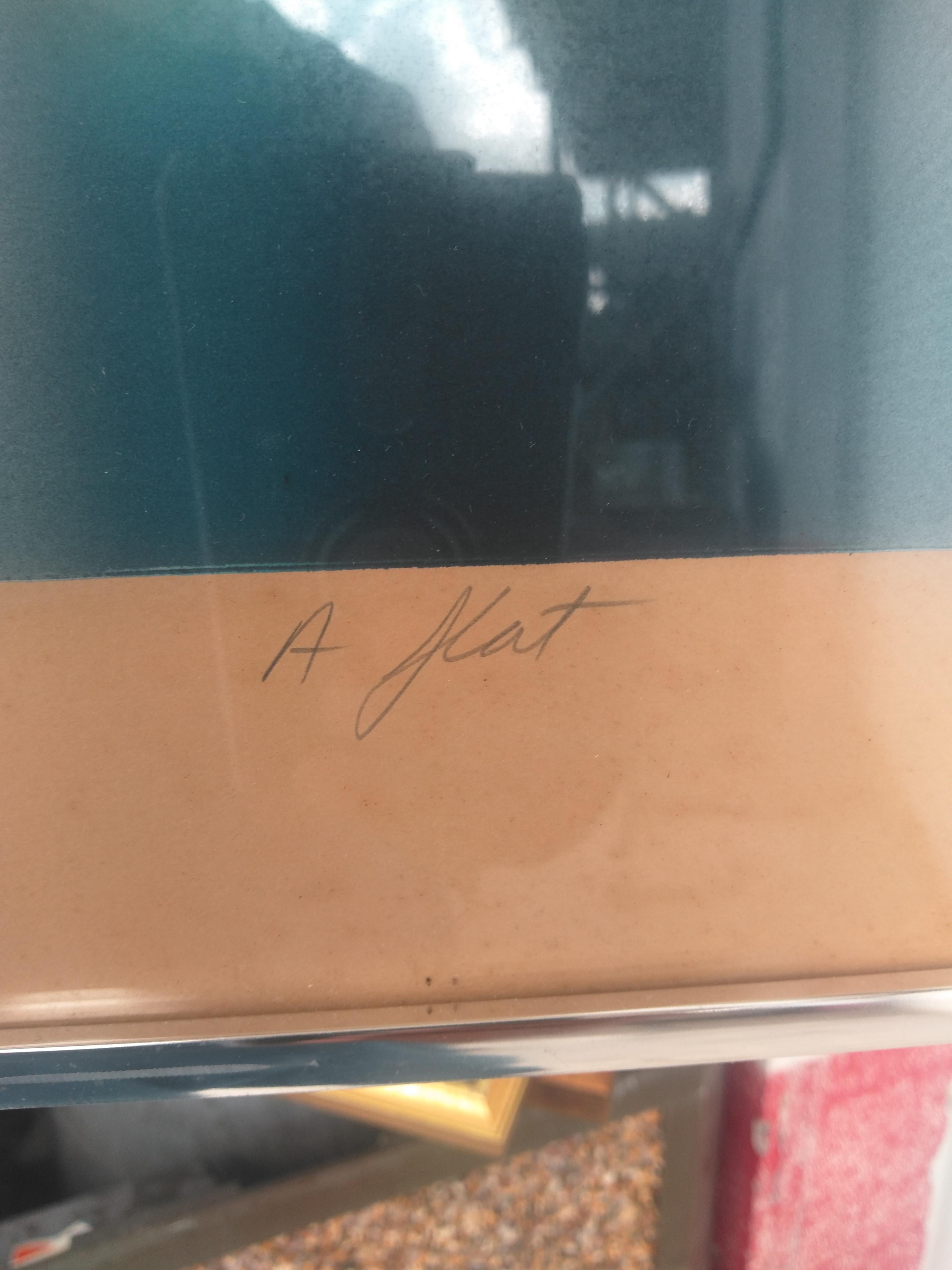 Barry Nelson Signed & Numbered Lithograph A FLAT In Good Condition For Sale In Pasadena, TX