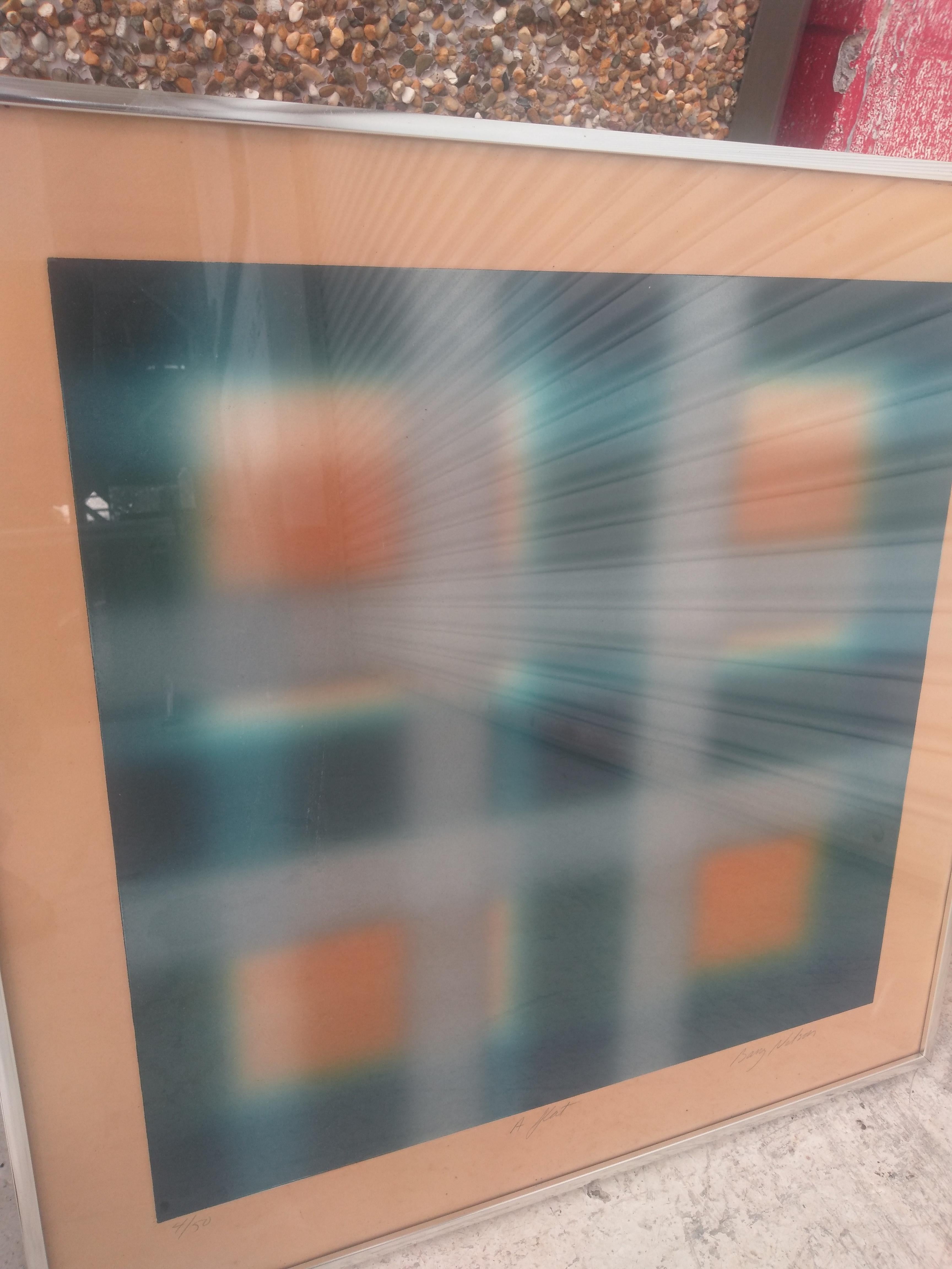Barry Nelson Signed & Numbered Lithograph A FLAT For Sale 1