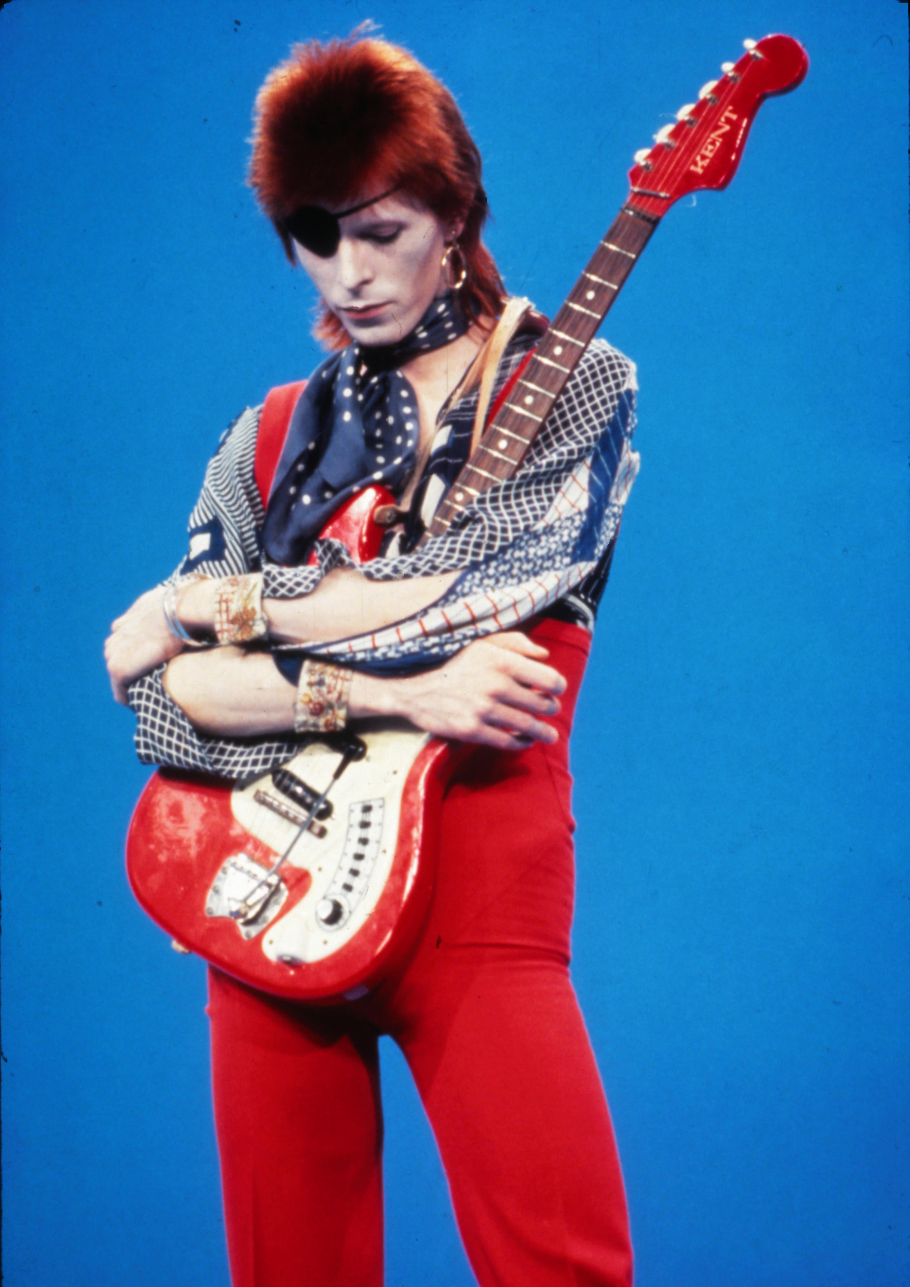 Barry Schultz Color Photograph - David Bowie Dutch TV Performance
