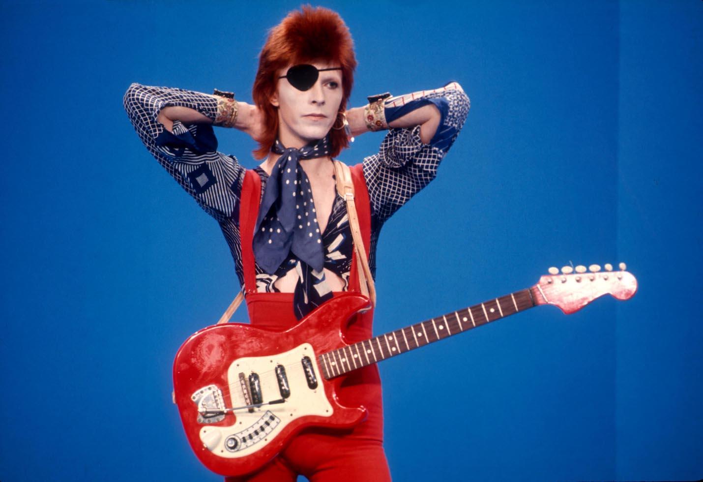 Barry Schultz Color Photograph - David Bowie "Rebel Rebel" Dutch TV appearance