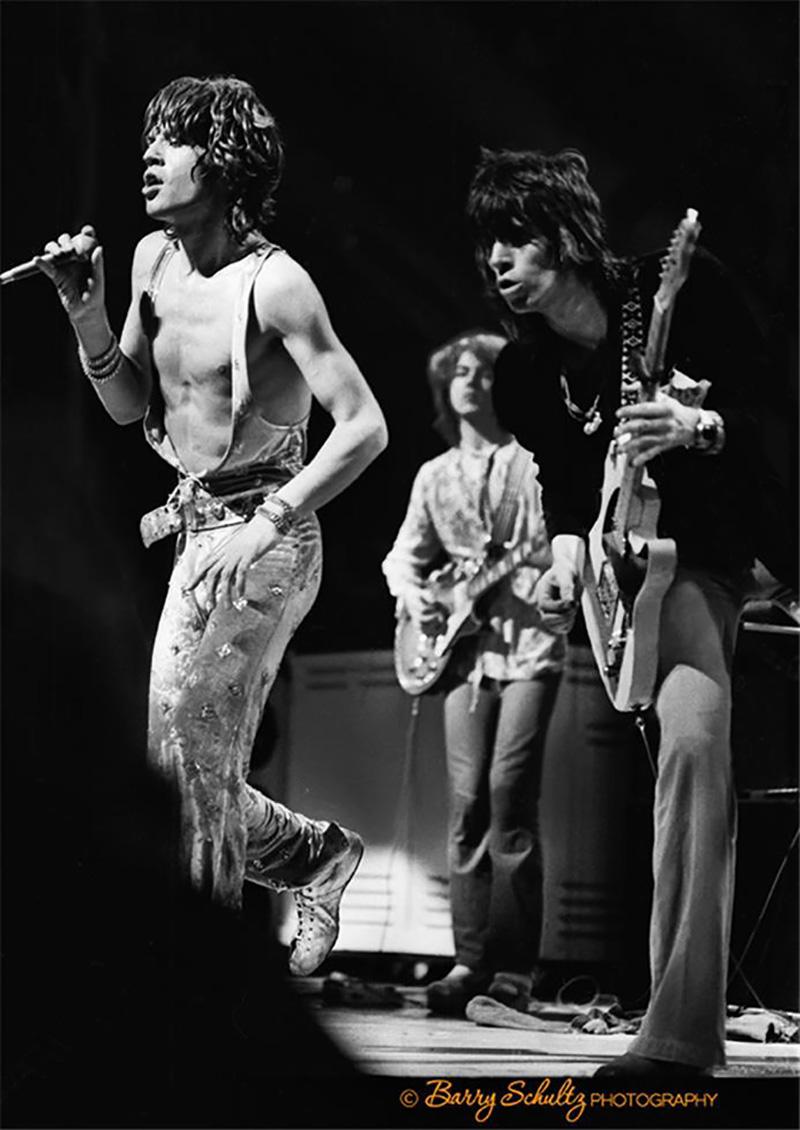 Barry Schultz Black and White Photograph - The Rolling Stones, Rotterdam, Netherlands, 1973