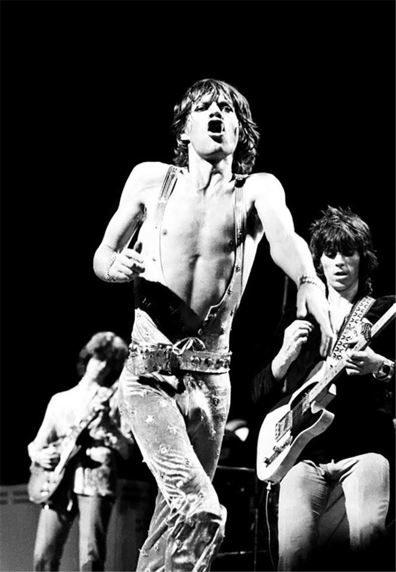 Barry Schultz Black and White Photograph - The Rolling Stones, Rotterdam, Netherlands, 1973